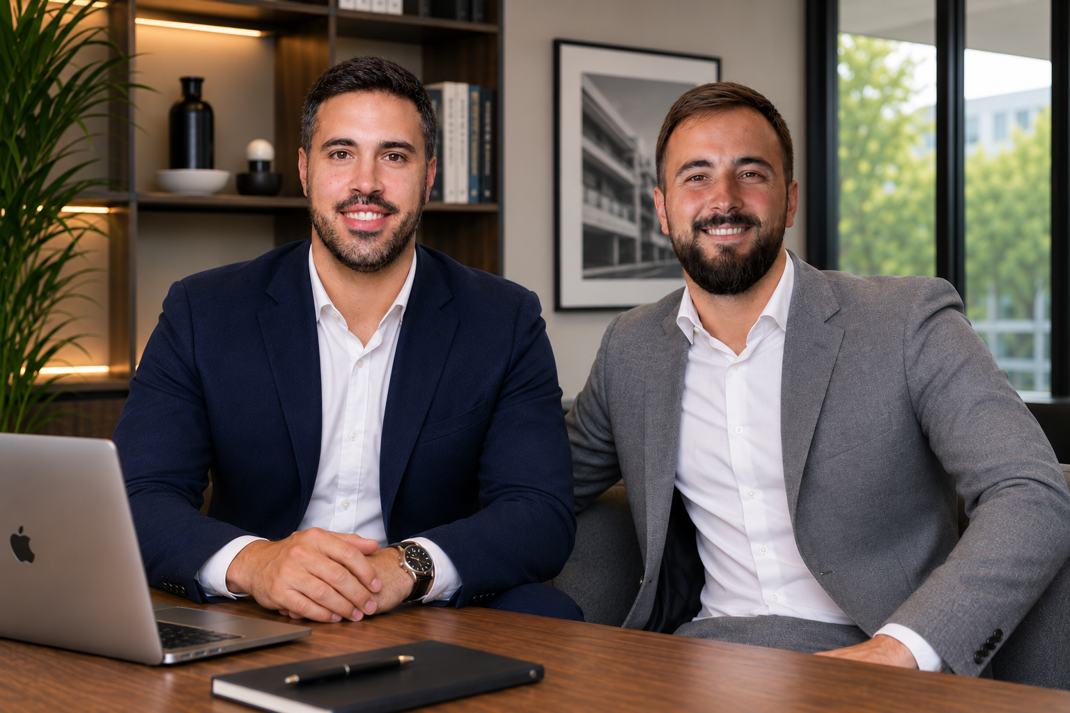 Rubén Molina y Sergio, cofundadores de Soluk